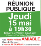 Tract réunion publique Bagneux le 15 mai recto